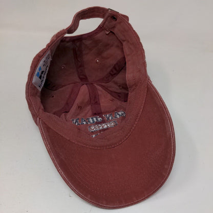 San Juan Puerto Rico Est. 1493 Slideback Hat Red OSFA Embroidered Ben Kaufman