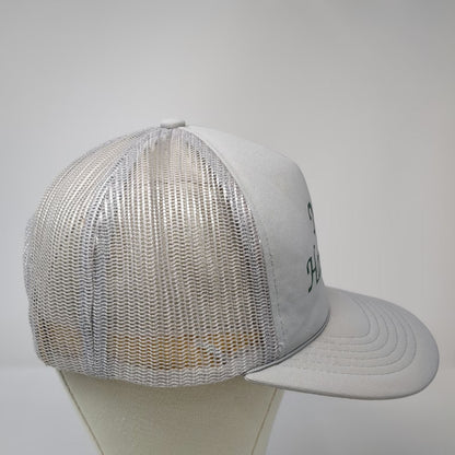 Yupoong Trucker Hat Gray One Size New Hampshire Green Script Mesh Back Hat