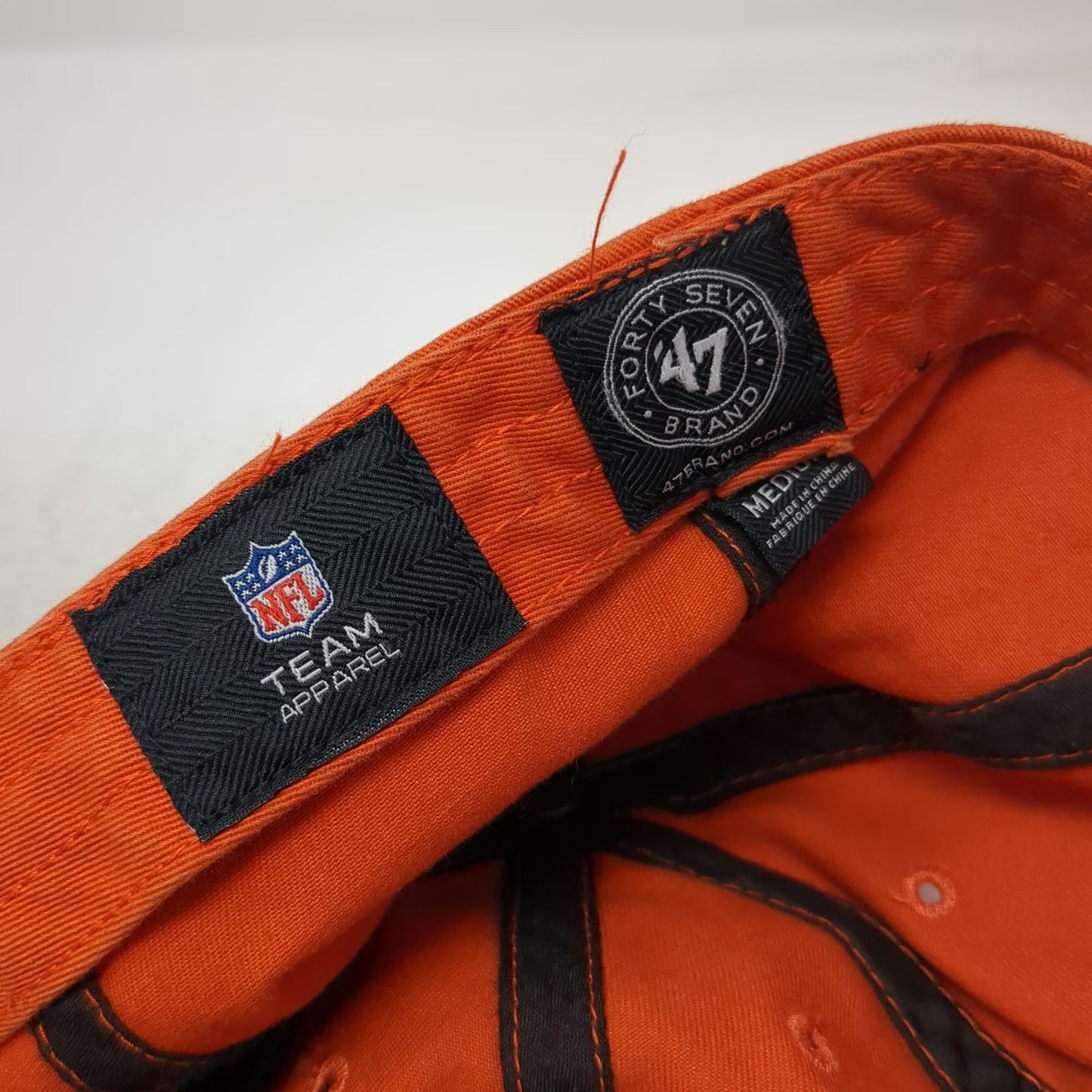 Denver Broncos NFL '47 Baseball Cap Orange M Relaxed Fit Franchise Cotton Hat