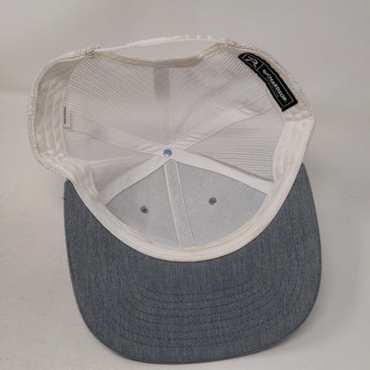Hazera Snapback Mesh Back Trucker Hat Gray One Size Colorblock Richardson