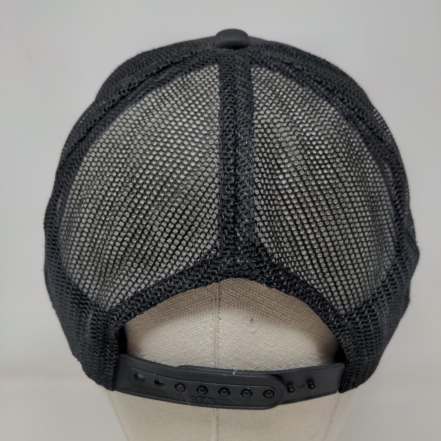 Mamacita Snapback Mesh Back Rope Trucker Hat Black OSFM Solid Otto