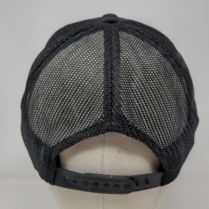 Mamacita Snapback Mesh Back Rope Trucker Hat Black OSFM Solid Otto