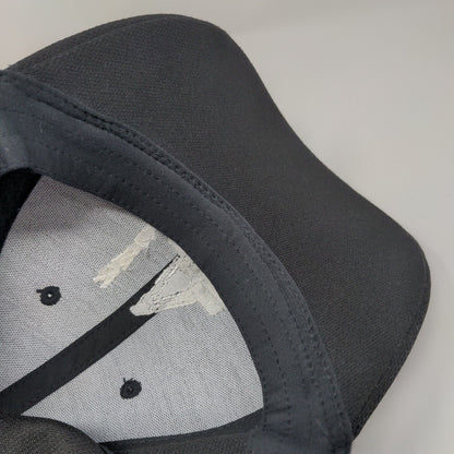 NWCP Strapback Hat Black OSFA Adjustable Embroidered 6 Panel Sport-Tek