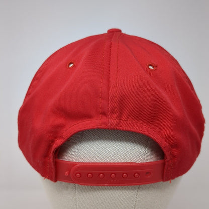 Deadwood Outfitters LLC Snapback Hat Red One Size Adjustable Embroidered Otto