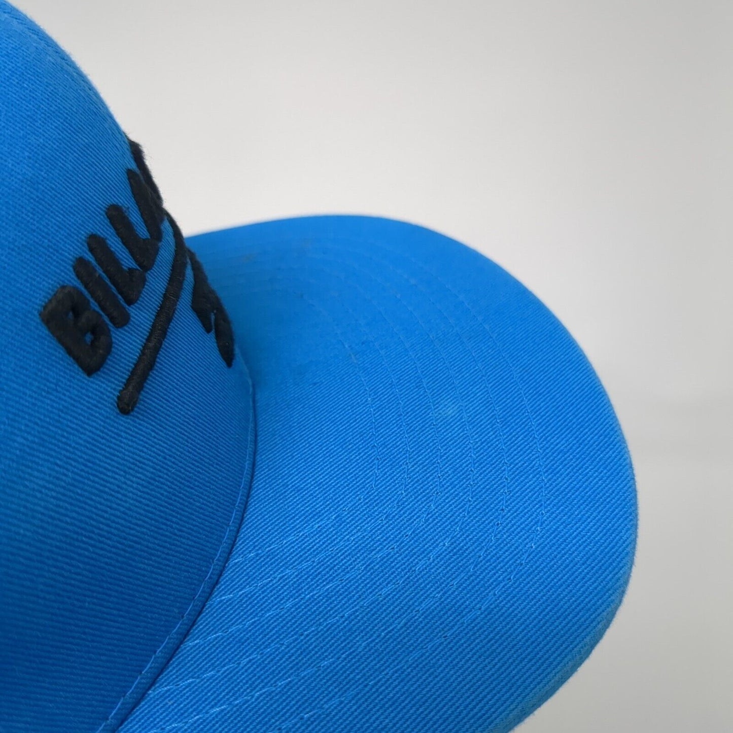 Billabong Snapback Hat Blue One Size Adjustable Embroidered Vented Holes 6 Panel
