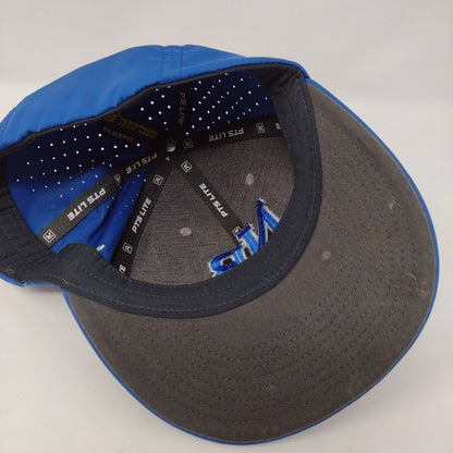 NB Fitted Hat Multi S-M Embroidered Laser Cut Colorblock Richardson
