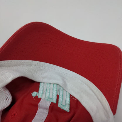 Outdoor Cap Strapback Mesh Back Trucker Hat Red One Size Colorblock