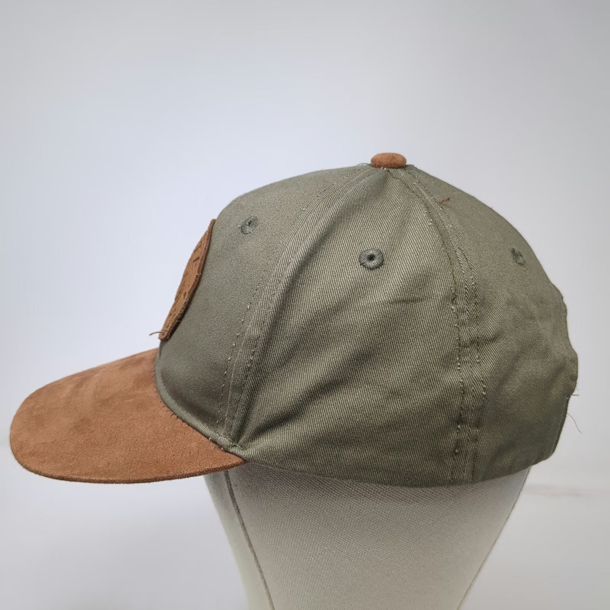 Hatpoint Baseball Cap Green Brown One Size Crete Greece Patch Strapback Hat