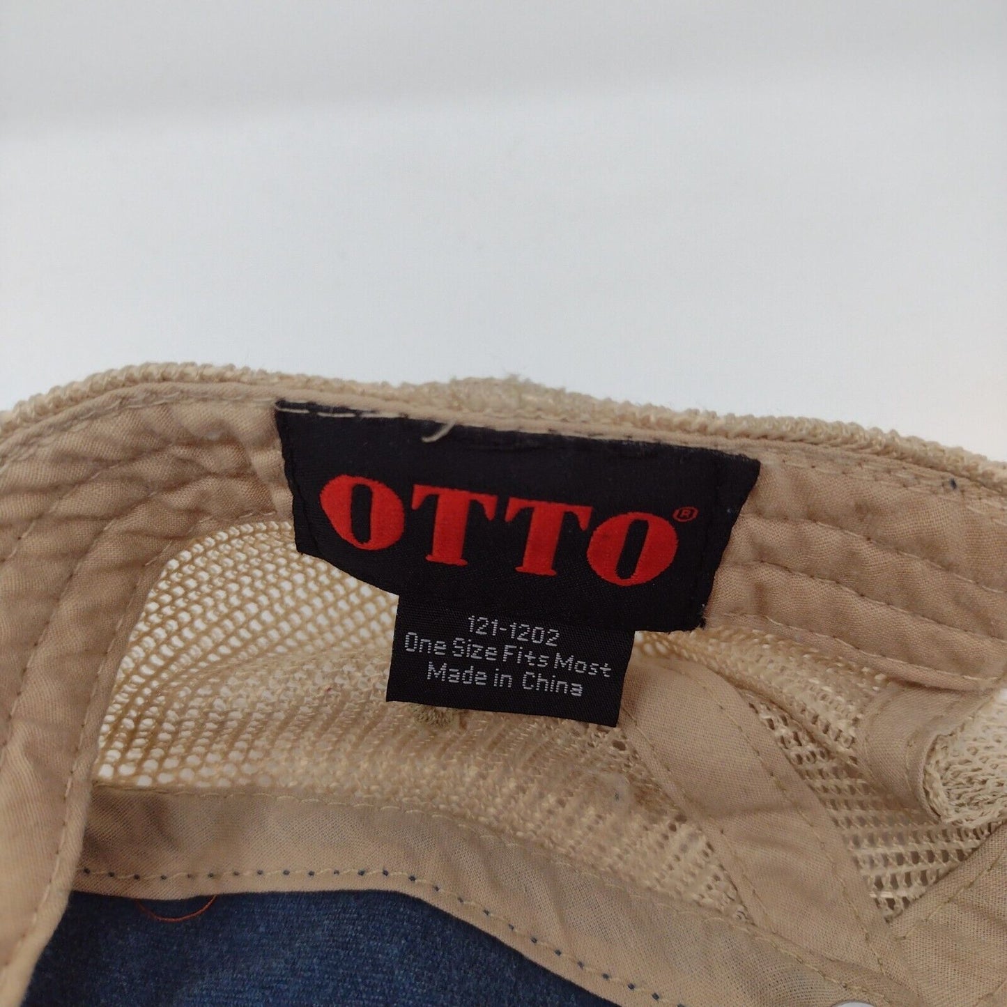 Cirque Snapback Trucker Hat Multicolor OSFA Adjustable Mesh Back Denim Otto