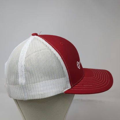 Richardson 112 Trucker Hat Red One Size Mesh Back Snapback Saint Alphonsus Logo