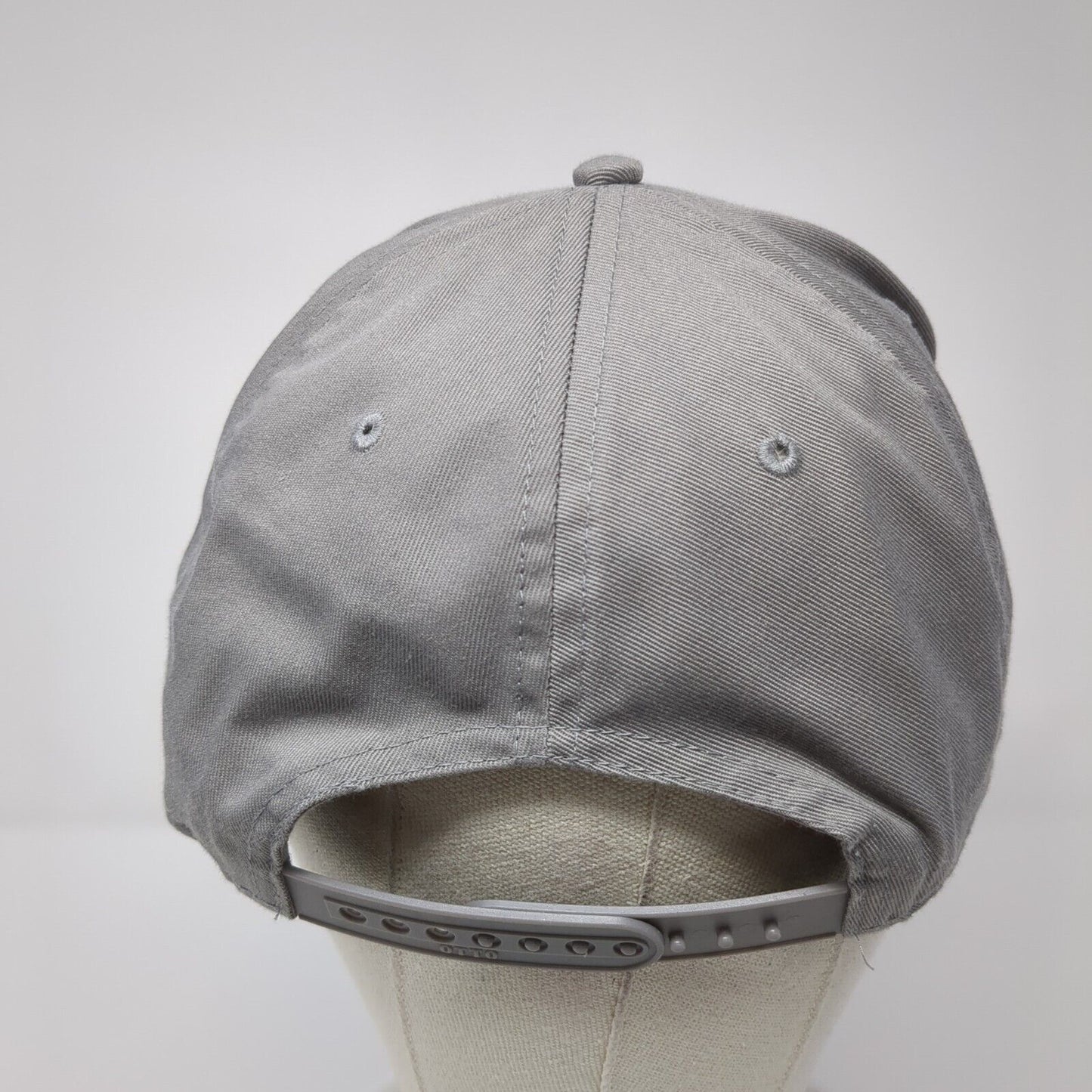 Eat Meati Snapback Hat Gray One Size Solid Adjustable Embroidered Otto