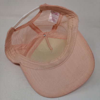 Maybe I'm A Mermaid Snapback Trucker Hat Pink One Size Mesh Back 5 Panel