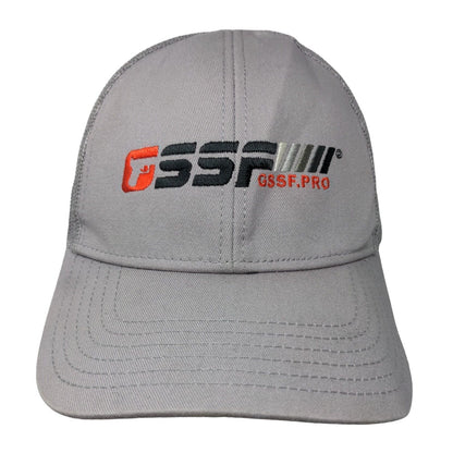 GSSF Pro Snapback Trucker Hat Gray One Size Adjustable Mesh Back Cap America