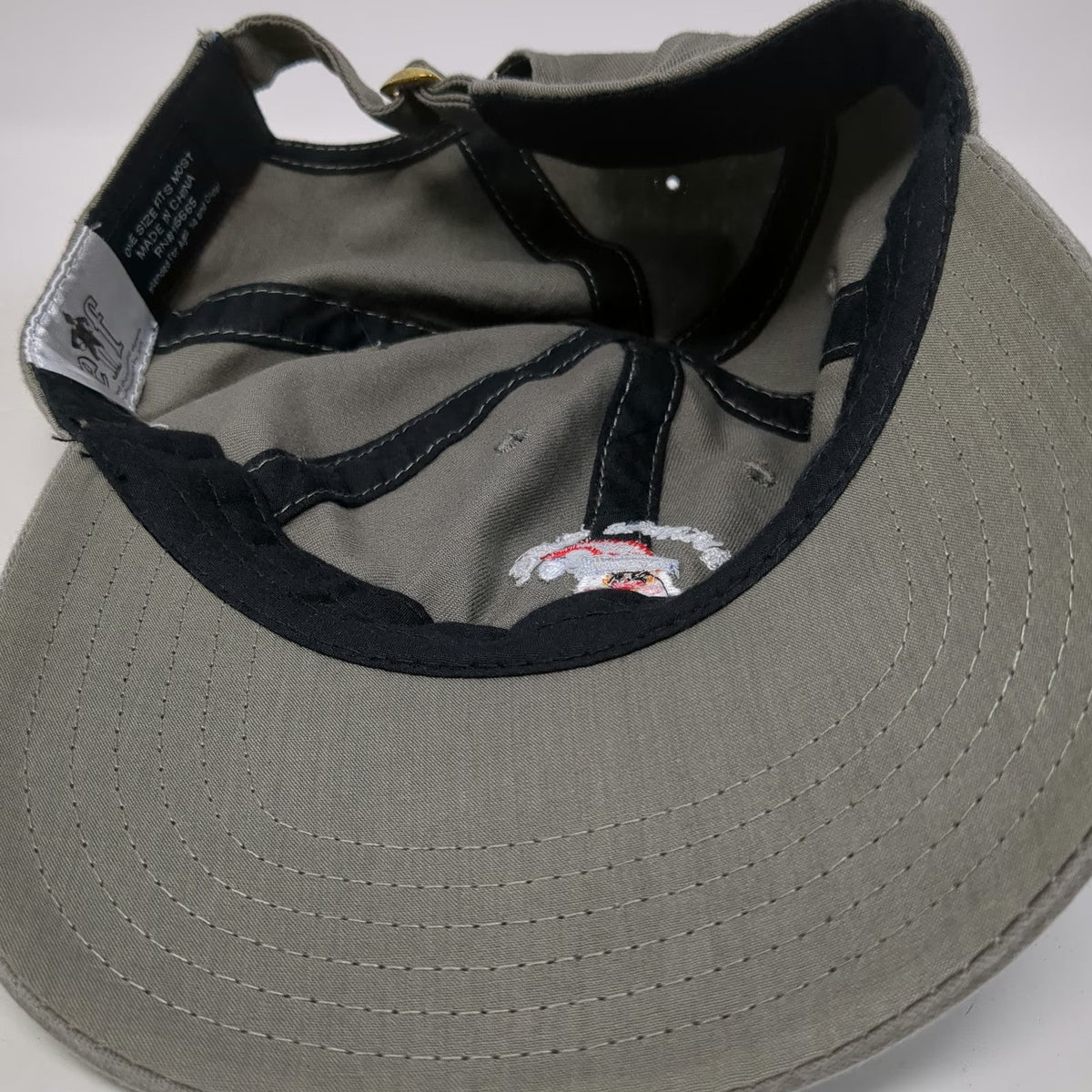 Elf Gray One Size Baseball Cap Santa OMG I Know Him Hat Slideback Embroidery