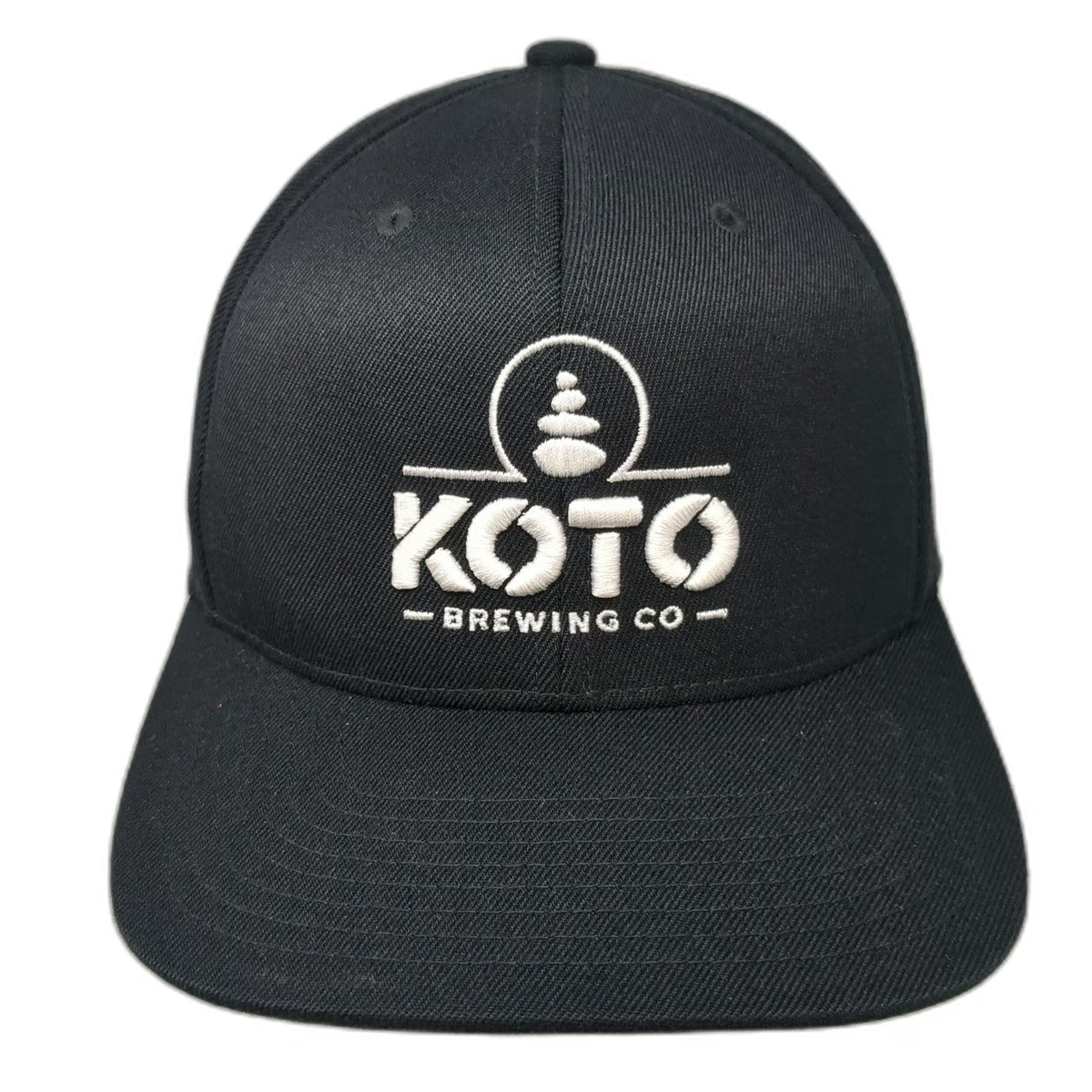 Yupoong Snapback Black One Size Koto Brewing Co Wool Blend 110 Flexfit Hat