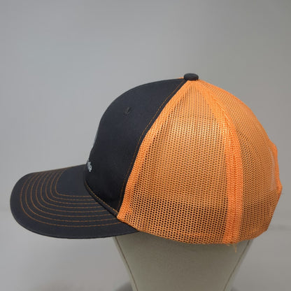 Port Authority Boise Cascade Gray Orange One Size Trucker Hat Mesh Snapback Logo
