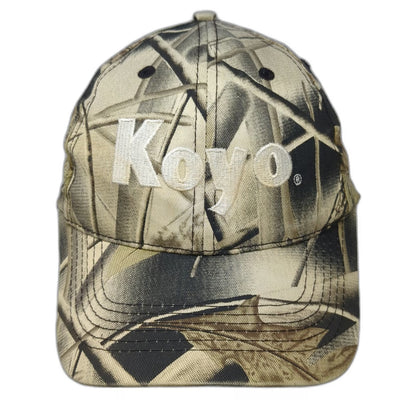 Koyo Hunting Camo Baseball Cap Beige One Size Embroidered Strapback Hat