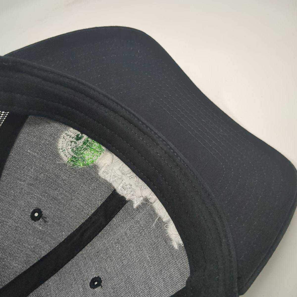 Richardson Trucker Hat Black One Size Snapback Farm Advantage Logo Mesh Back