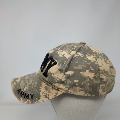 Army Strapback Hat Camo OSFA Adjustable Embroidered Rothco 6 Panel