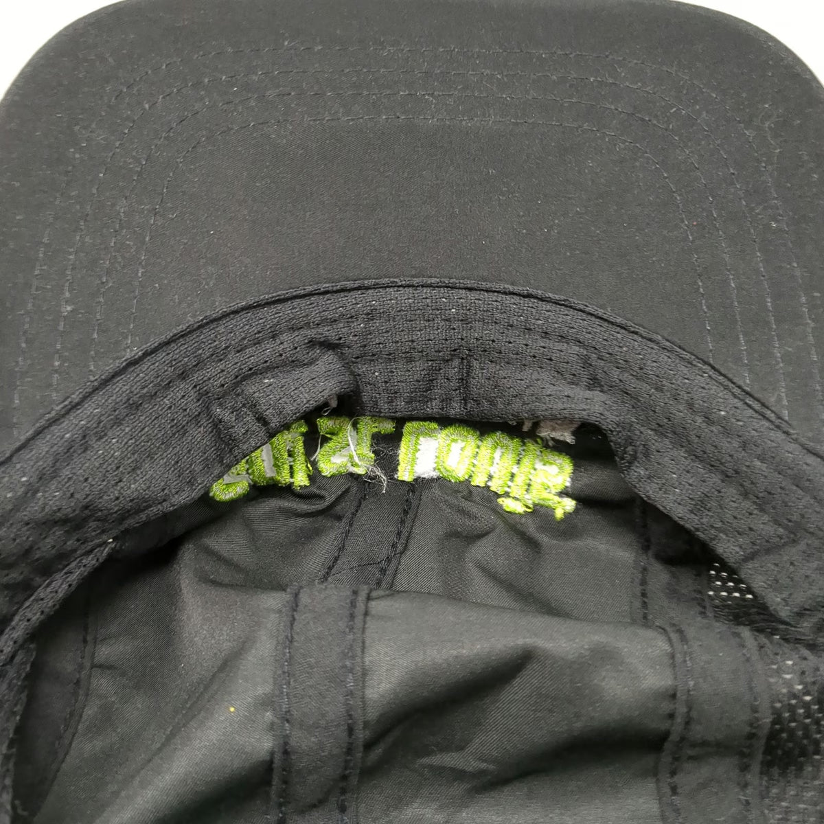 Headsweats GO! St. Louis Baseball Cap Black Green White One Size Mesh Runner Hat