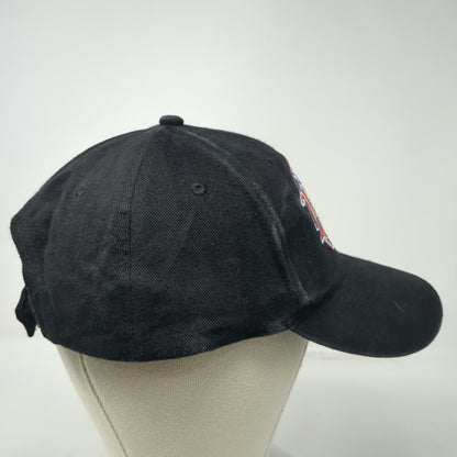 Black Baseball Cap One Size Authentic 1960 Original Embroidered Strapback Hat