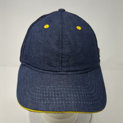 McDonald's Snapback Mesh Back Trucker Hat Blue One Size Employee Uniform