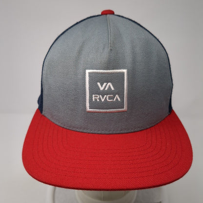 VA RVCA Snapback Trucker Hat Multicolor One Size Mesh Back Adjustable