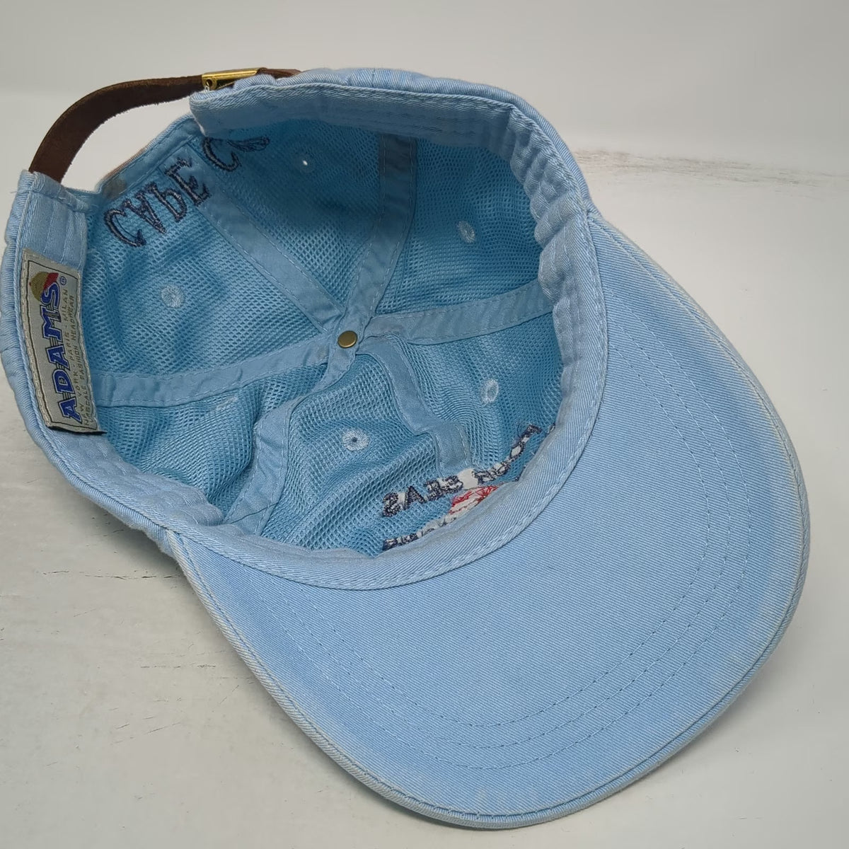 Adams Baseball Cap Blue One Size Four Seas Ice Cream Centerville Cape Cod Hat