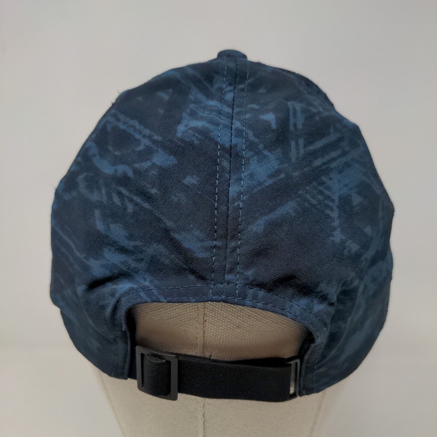 Buff Men's Slideback Hat Blue Geometric Pattern 3D Logo Mesh Sides