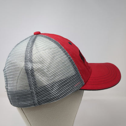 OhioPyle Hunterdon Central Red Devils Trucker Hat One Size Mesh Snapback Black