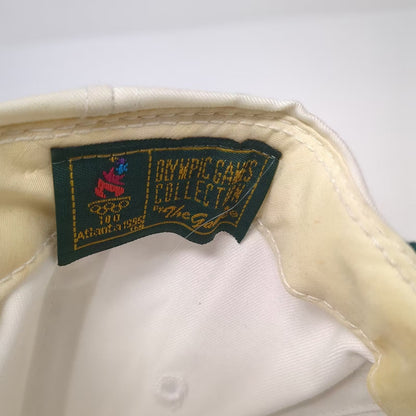 The Game Birmingham 1996 Olympic Soccer Atlanta Hat White Green Snapback OSFA