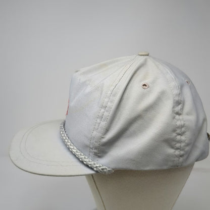 Jeremy Ranch Golf 5 Panel Gray Hat One Size Rope Green Underbrim Slideback