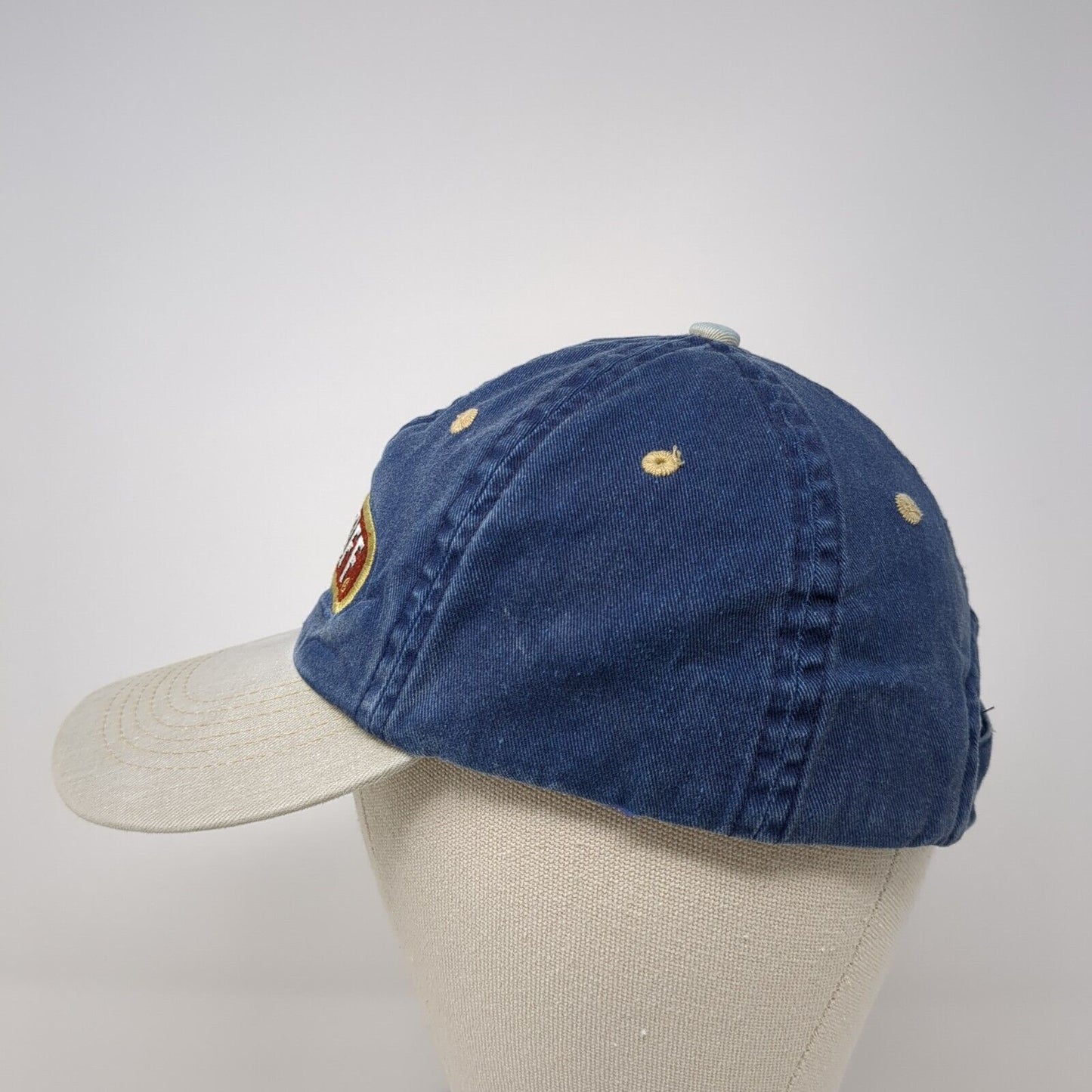 Smirnoff Strapback Hat Blue One Size Adjustable Embroidered Colorblock