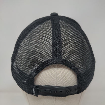 Dakine Snapback Trucker Hat Black One Size Adjustable Mesh Back 6 Panel
