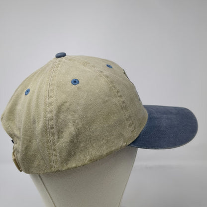 Ouray Sportswear Baseball Cap Beige Blue One Size Wolfeboro Lake Strapback Hat