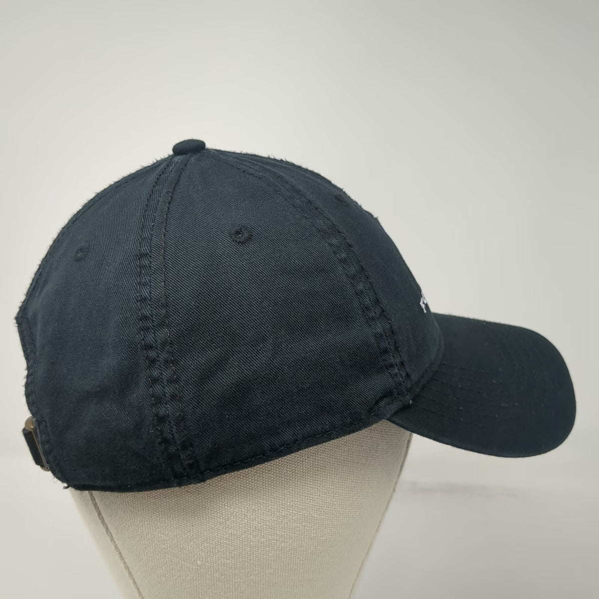 Otto Baseball Cap Black One Size Adjustable Slideback Cotton T-O Engineers Hat