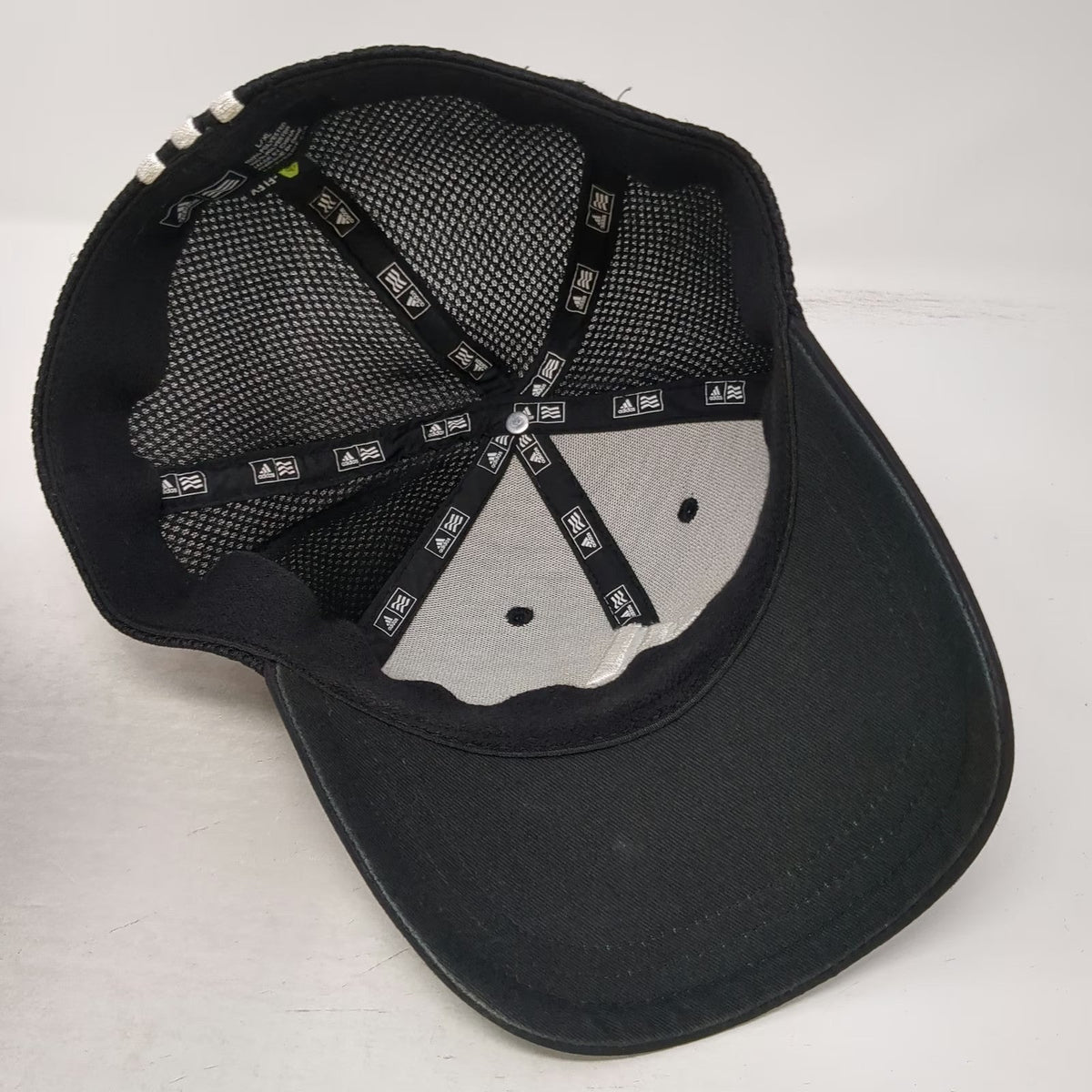 Adidas Baseball Cap Black XL Fitted TaylorMade adizero Performance Mesh Golf Hat