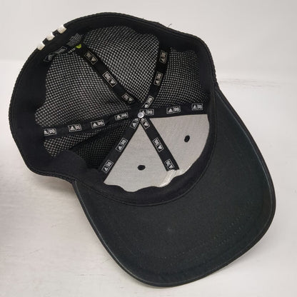 Adidas Baseball Cap Black XL Fitted TaylorMade adizero Performance Mesh Golf Hat
