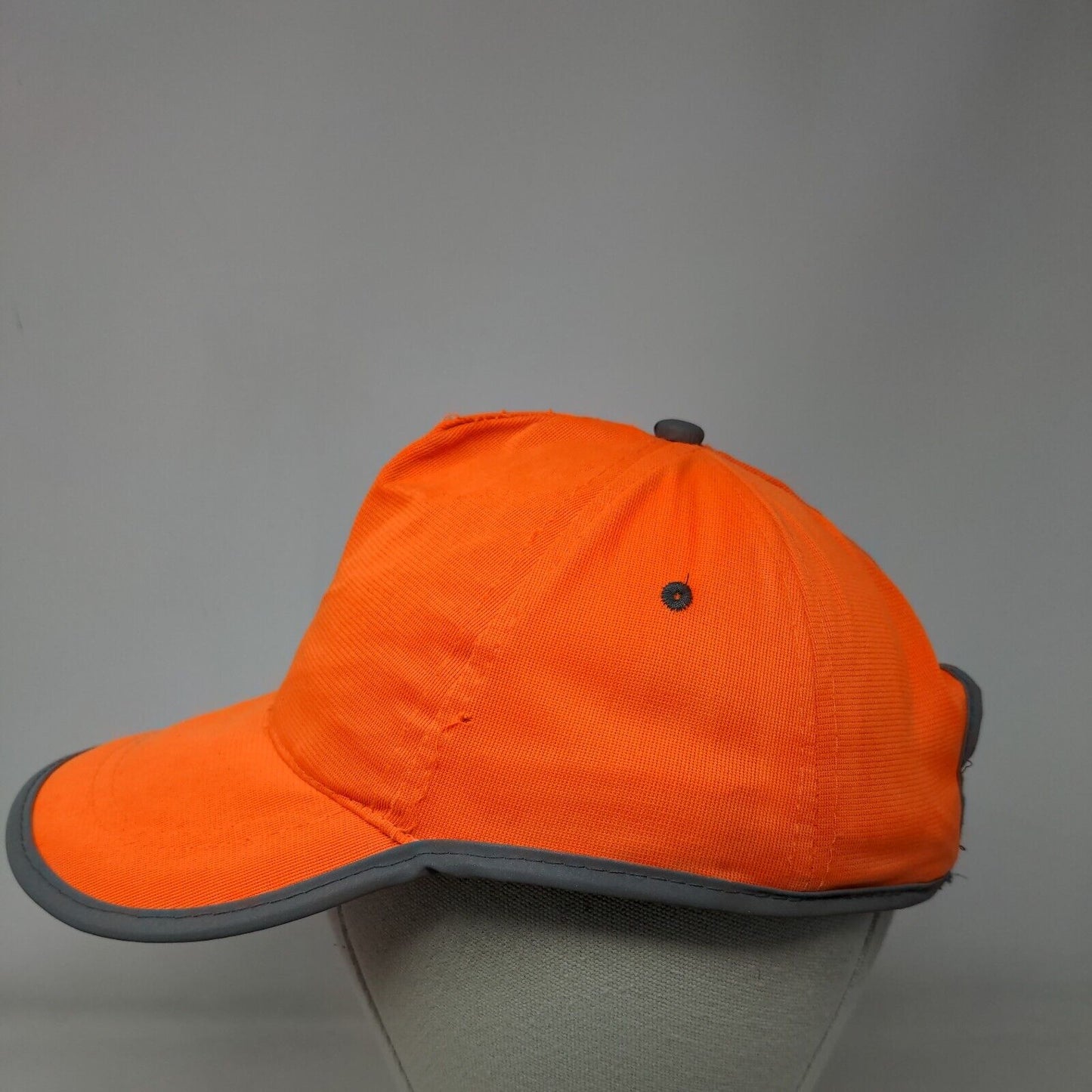 Vic Bay Headwear Strapback Hat Orange One Size Adjustable Solid