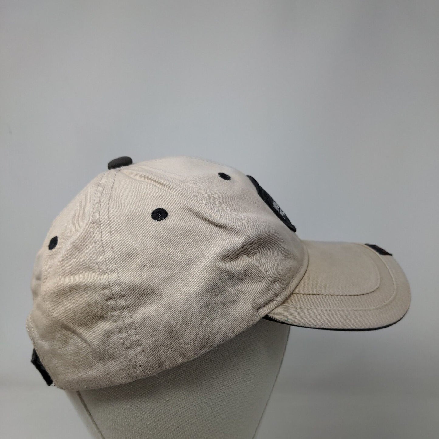 Mule-Hide Products Est. 1906 Strapback Hat Tan One Size Embroidered Logo