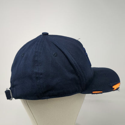 '47 Brand New York Yankees MLB 5 Panel Blue One Size Hat Distressed Cotton Slide