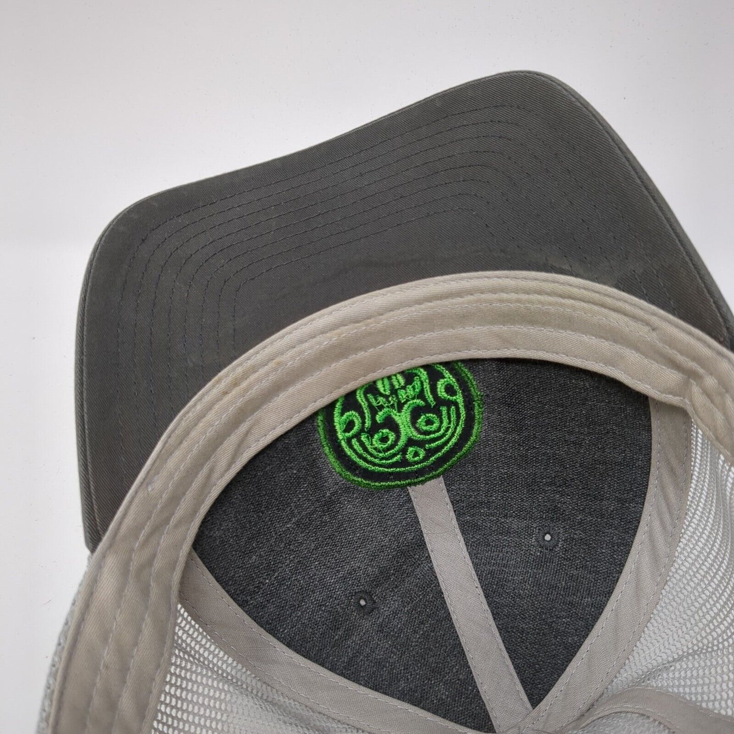 Dolores River Brewery Snapback Trucker Hat Gray One Size Mesh Back