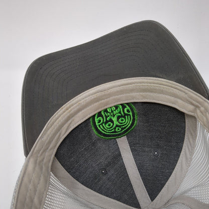 Dolores River Brewery Snapback Trucker Hat Gray One Size Mesh Back
