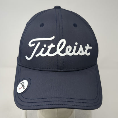 Titleist Strapback Hat Blue One Size Adjustable Spell Out Vent Holes