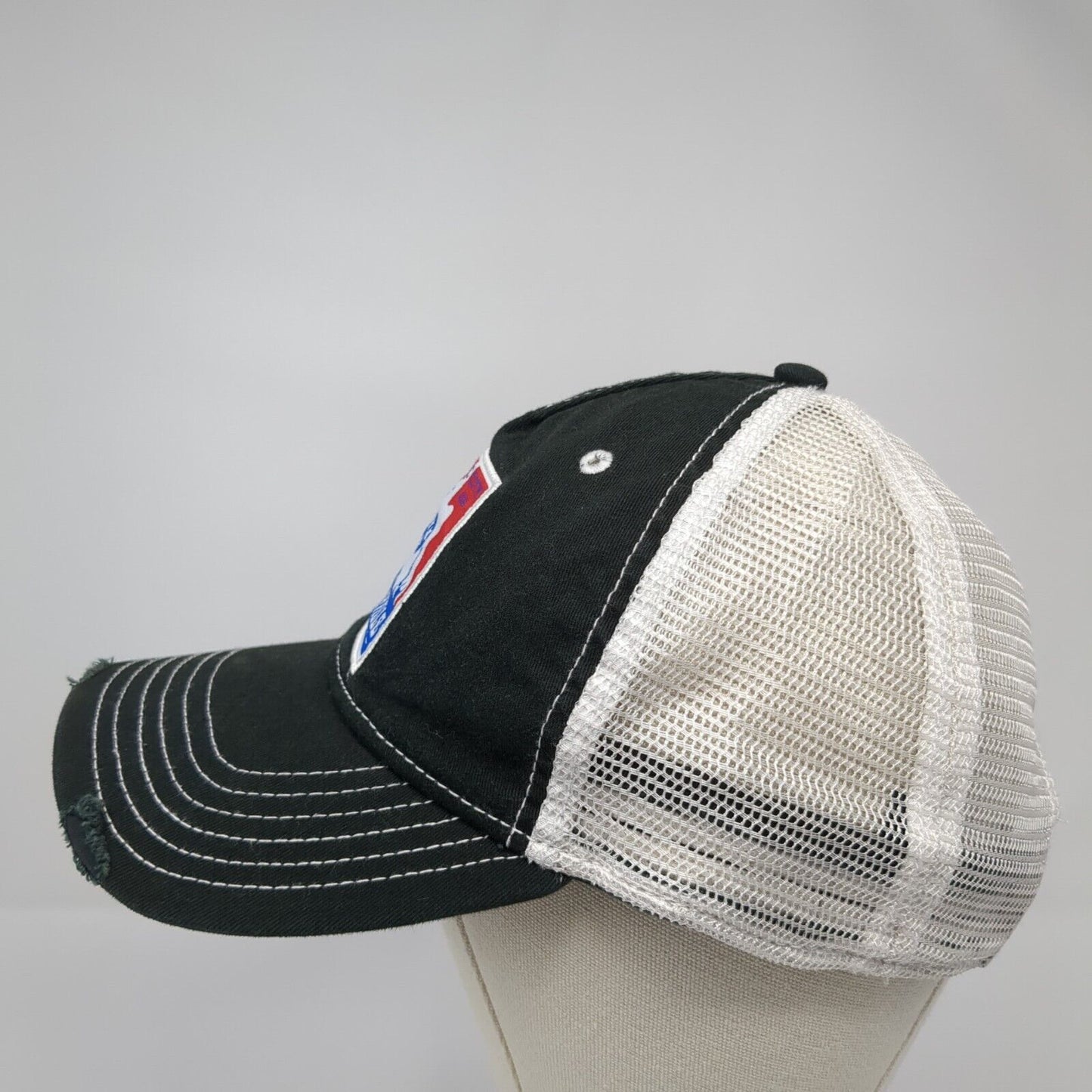 Nashville Music City USA Snapback Trucker Hat Black One Size Mesh Back