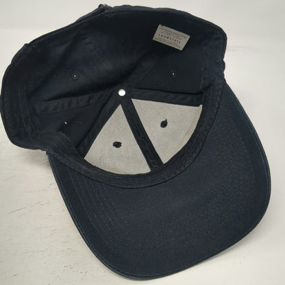 Loomstate Baseball Cap Black One Size Organic Cotton Slideback Chipotle Logo Hat