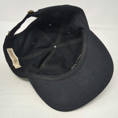 Rustek 5 Panel Hat Black One Size Gaia 20 Years Organic Cotton Bamboo Cork Brim