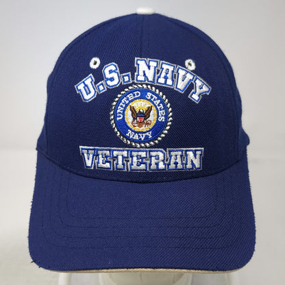 Rapid Dominance Baseball Cap Blue One Size US Navy Veteran Embroidered Hat