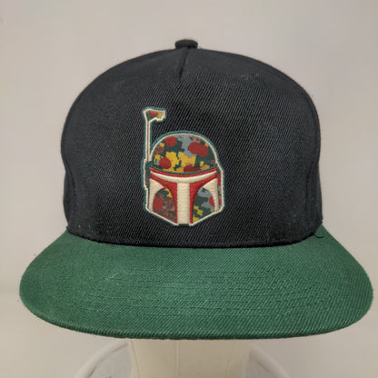 Star Wars Futura Laboratories Mens Snapback Hat Black OSFM Embroidered Boba Fett