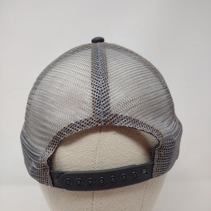 Case Construction Snapback Trucker Hat Gray OSFA Mesh Back K-Products